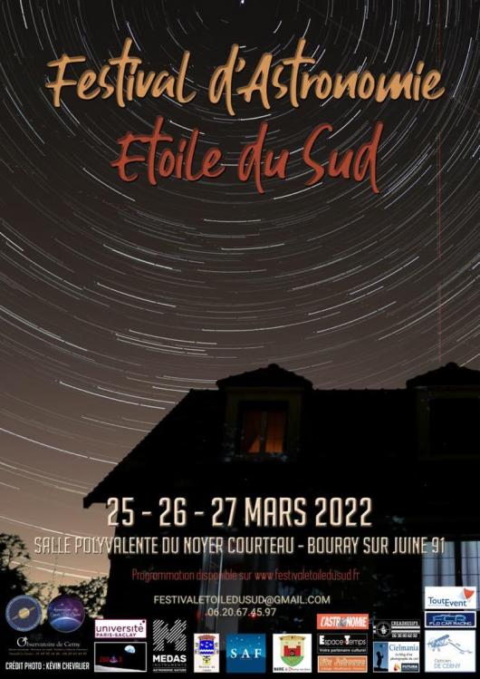 Affiche festival d'Astronomie Etoile du sud 2022